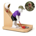 Custom Golf Figure Bottle Opener - Interactive Cap Launcher, Novelty Gift for Golf Lovers