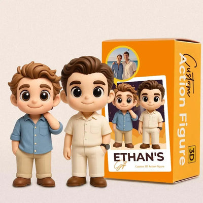 Custom Action Figure from Photo – Personalized Birthday Gift for Brother