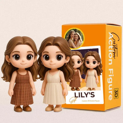Custom Action Figure from Photo – Personalized Surprise Gift for Sister