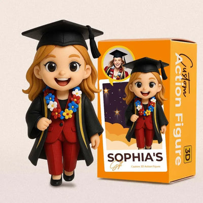 Custom Action Figure from Photo – Personalized Graduation Keepsake, Unique Gift