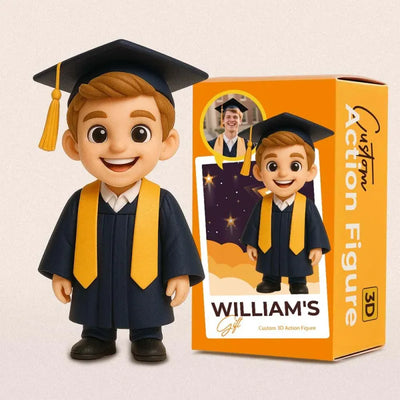 Custom Action Figure from Photo – Personalized Graduation Gift, Unique Keepsake