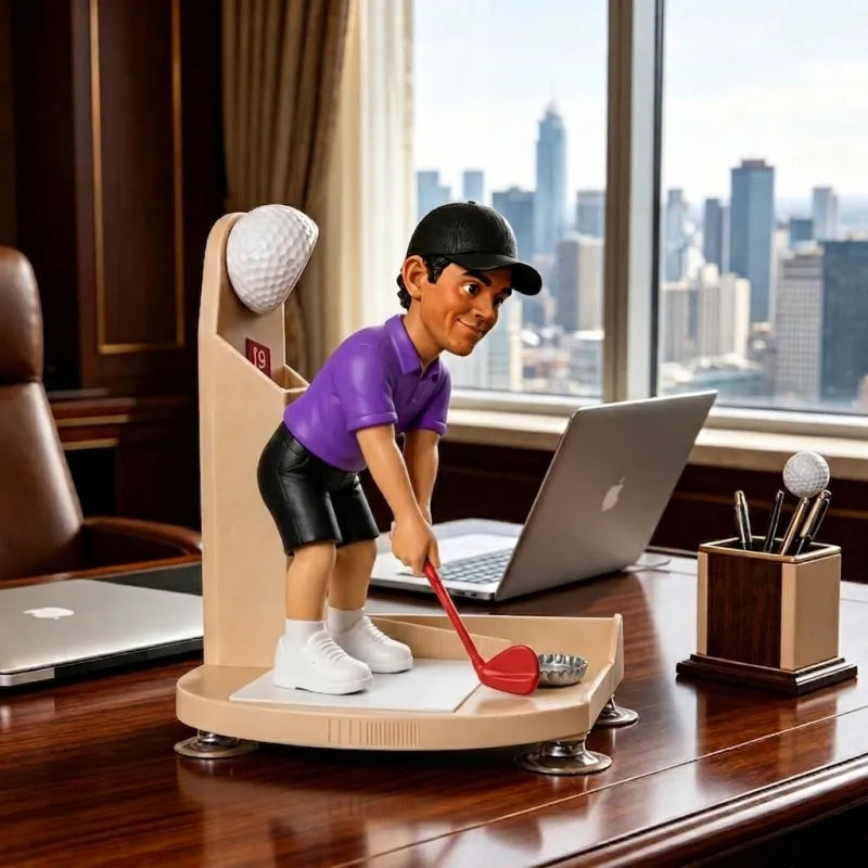 Custom Golf Figure Bottle Opener - Interactive Cap Launcher, Novelty Gift for Golf Lovers