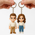 3D Printed Keychain Doll from Photo – Christmas Family Gift
