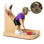 Custom Golf Figure Bottle Opener - Interactive Cap Launcher, Novelty Gift for Golf Lovers