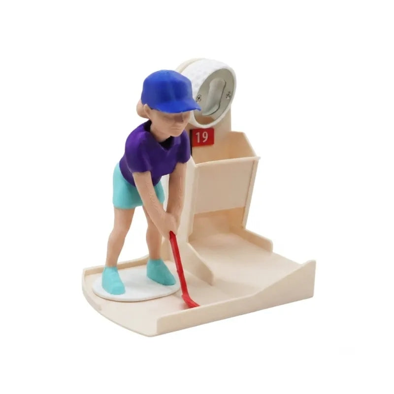 Custom Golf Figure Bottle Opener - Interactive Cap Launcher, Novelty Gift for Golf Lovers