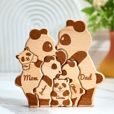 2 Big Pandas + 4 Babies