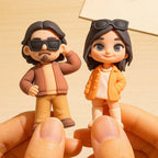 3D Printed Couple Statue from Photo – Valentine's Day Wedding Keepsake