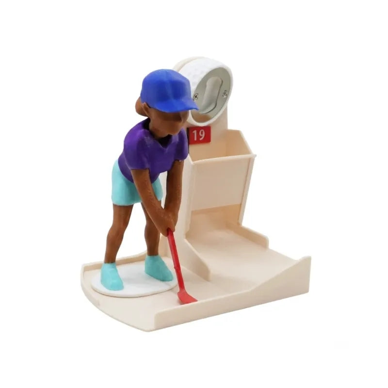 Custom Golf Figure Bottle Opener - Interactive Cap Launcher, Novelty Gift for Golf Lovers