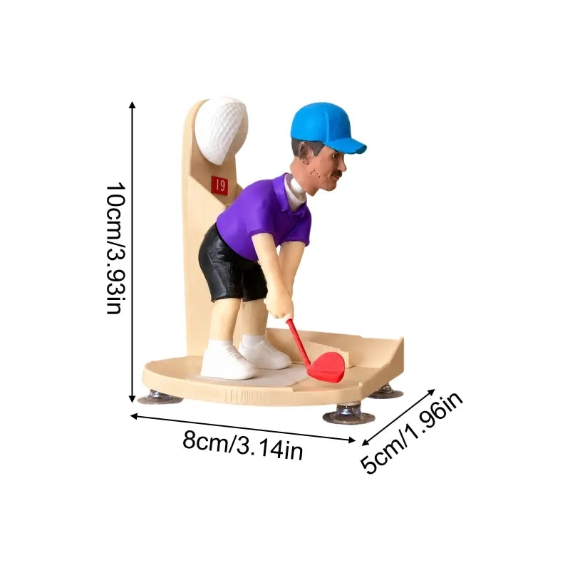 Custom Golf Figure Bottle Opener - Interactive Cap Launcher, Novelty Gift for Golf Lovers