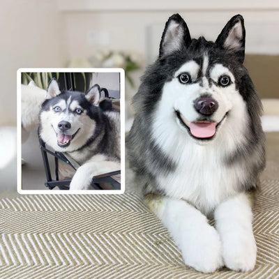 Handmade Plush Pet Clone Figurine - Custom Pet Memorial Gift Keepsake