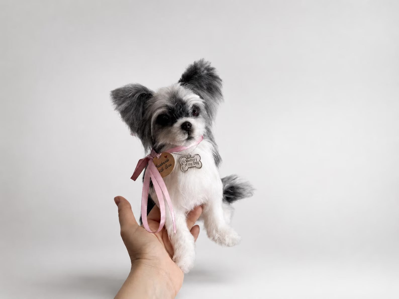Handmade Plush Pet Clone Figurine - Custom Pet Memorial Gift Keepsake