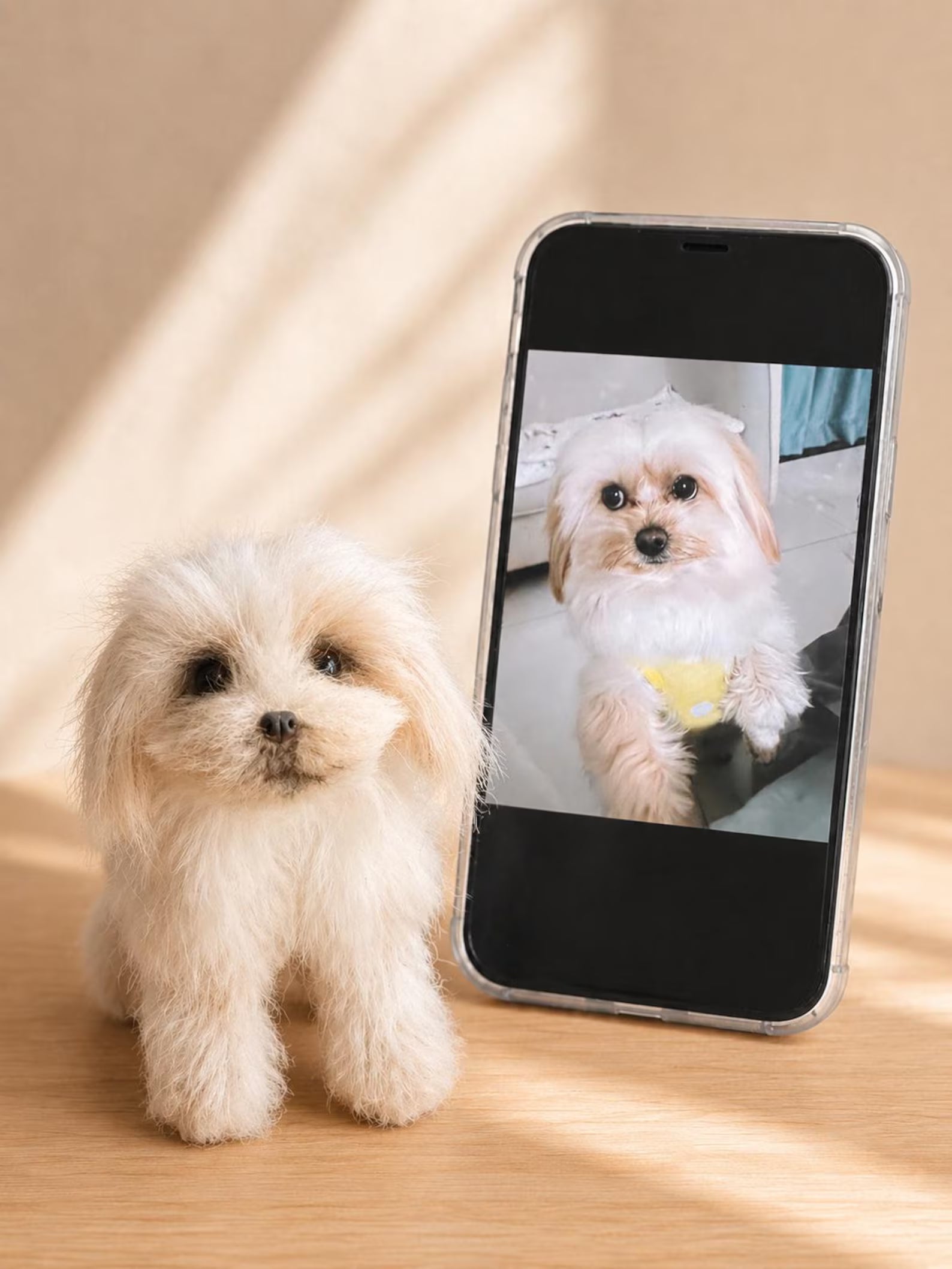 Handmade Plush Pet Clone Figurine - Custom Pet Memorial Gift Keepsake